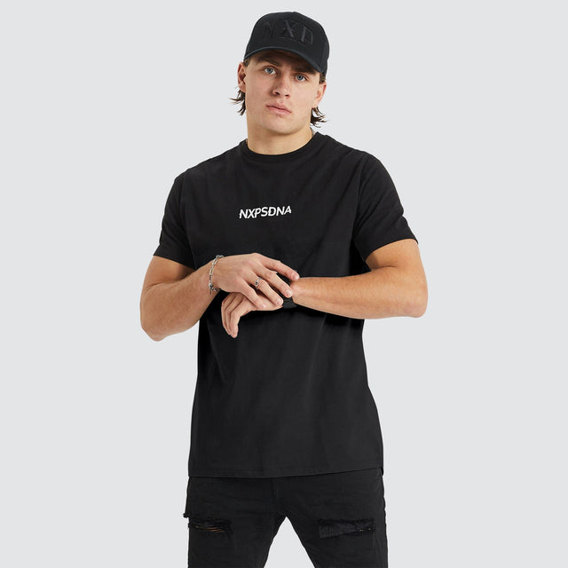 Echelon Cape Back T-Shirt Jet Black