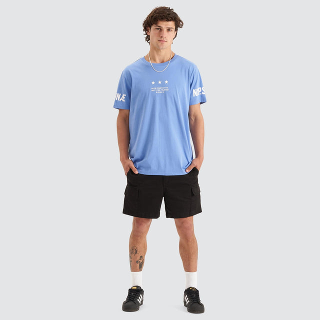 Equaliser Cape Back T-Shirt Blue
