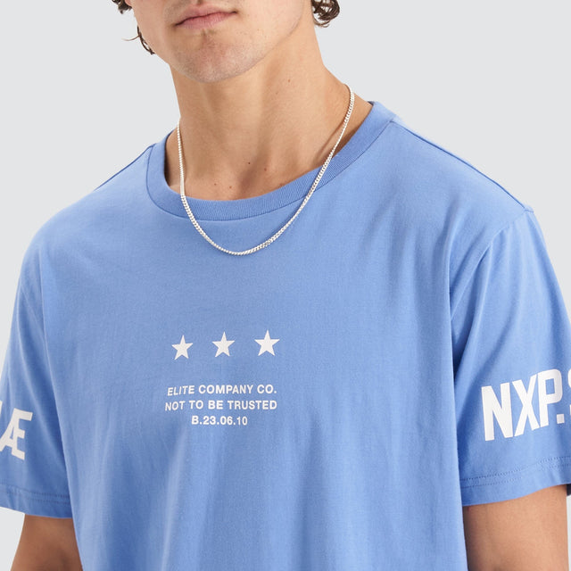 Equaliser Cape Back T-Shirt Blue