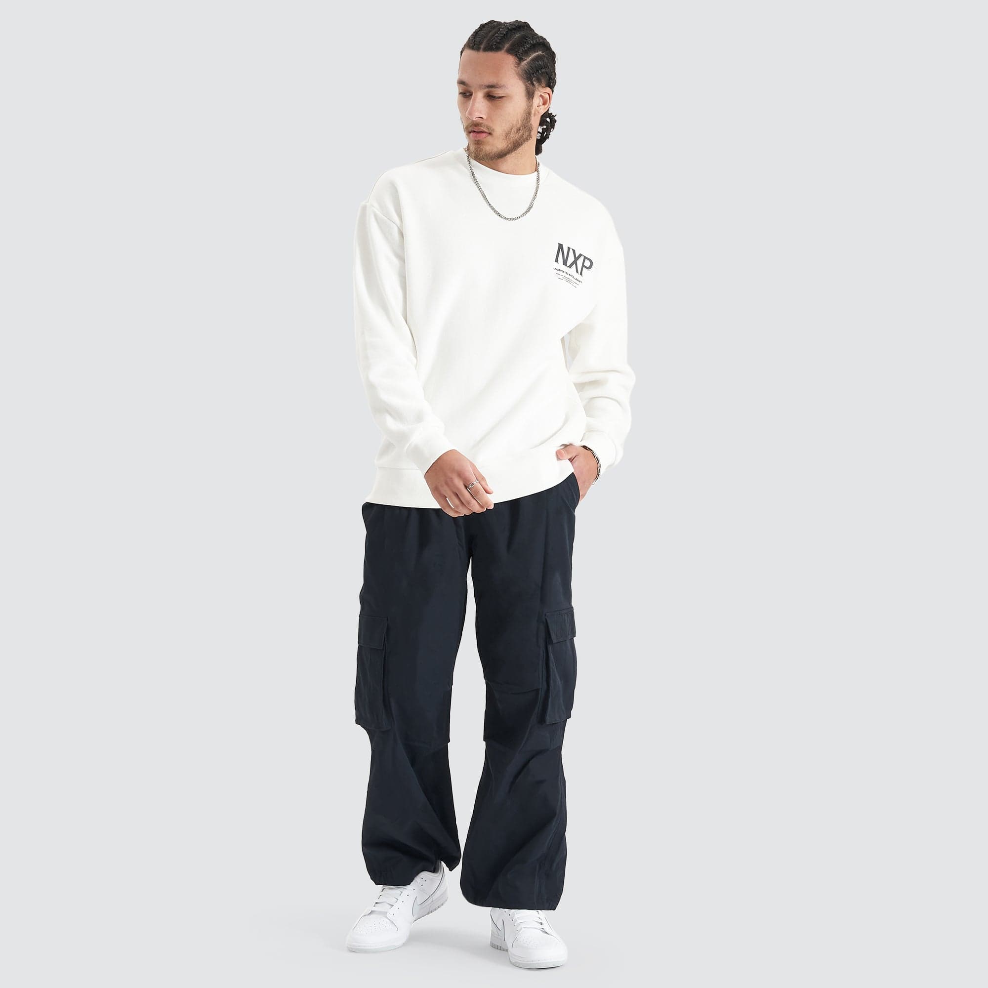Federation Heavy Relaxed Sweater Natural White - NXP | NXP