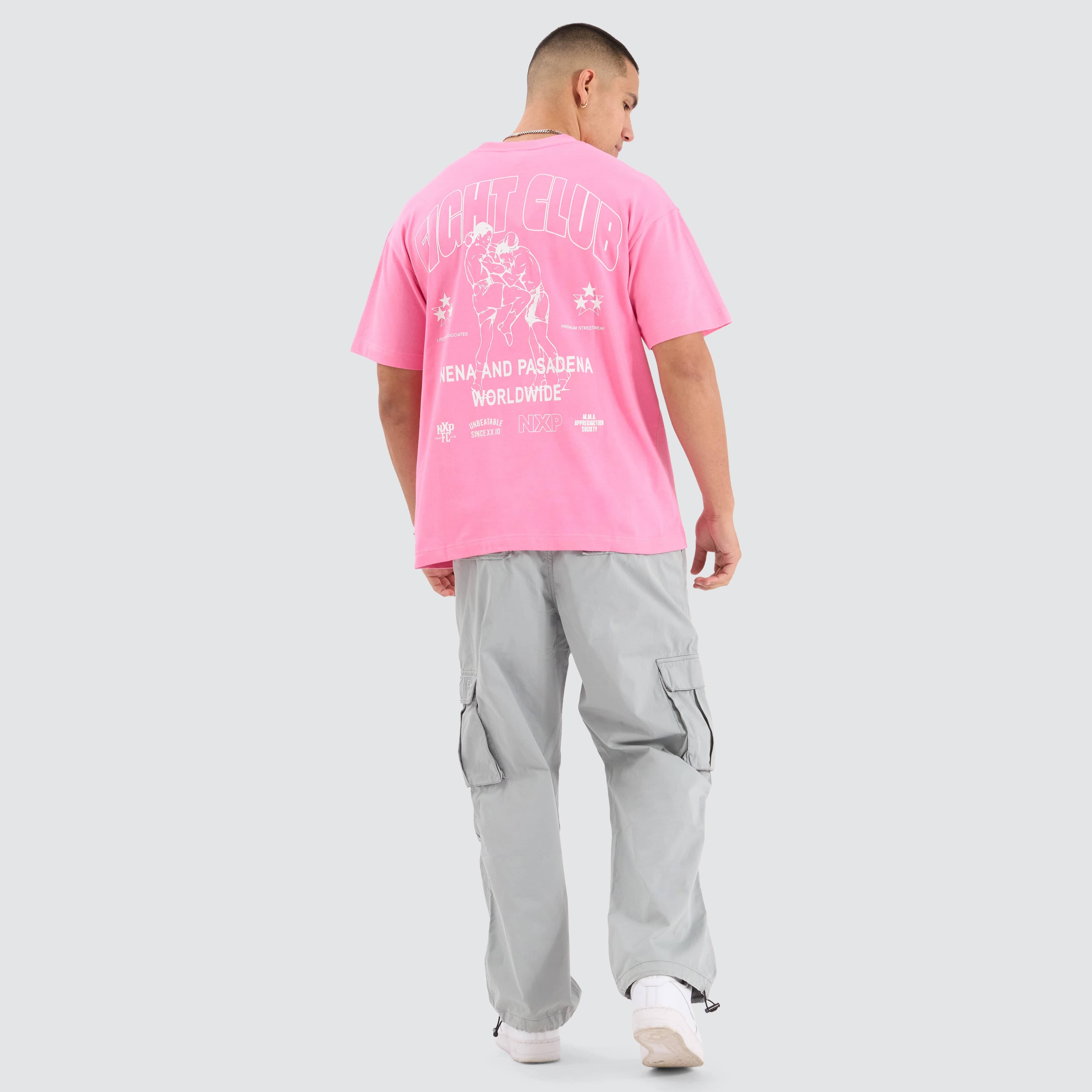 NXP Fight Club Heavy Raptor Tee in Pink | NXP NXP Fight Club Heavy Raptor Tee in Pink | NXP