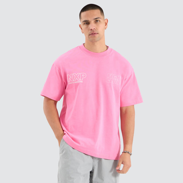 Fight Club Raptor Tee Pink