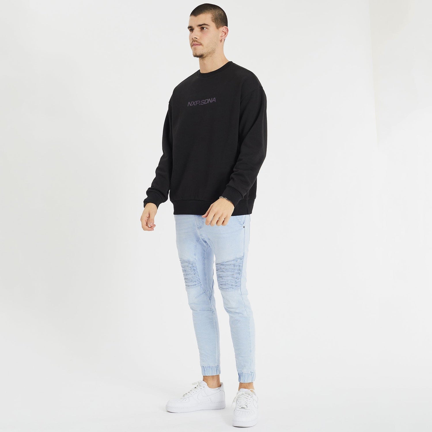 Freemantle Dockers Relaxed Jumper Jet Black