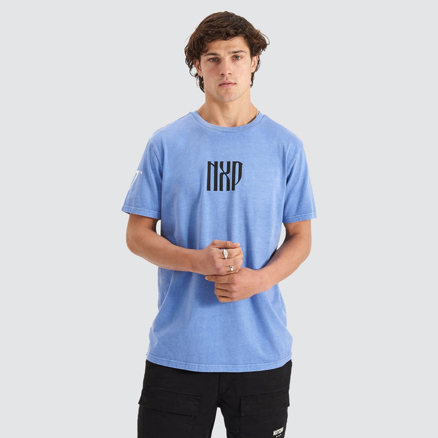 High Roller Cape Back T-Shirt Pigment Blue