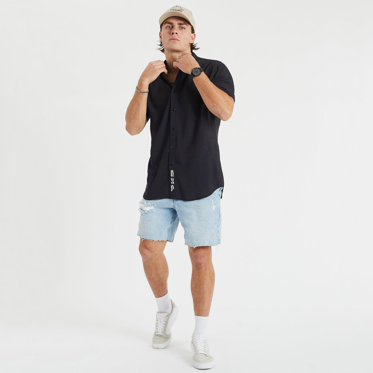 Ignite Relaxed Short Sleeve Shirt Jet Black