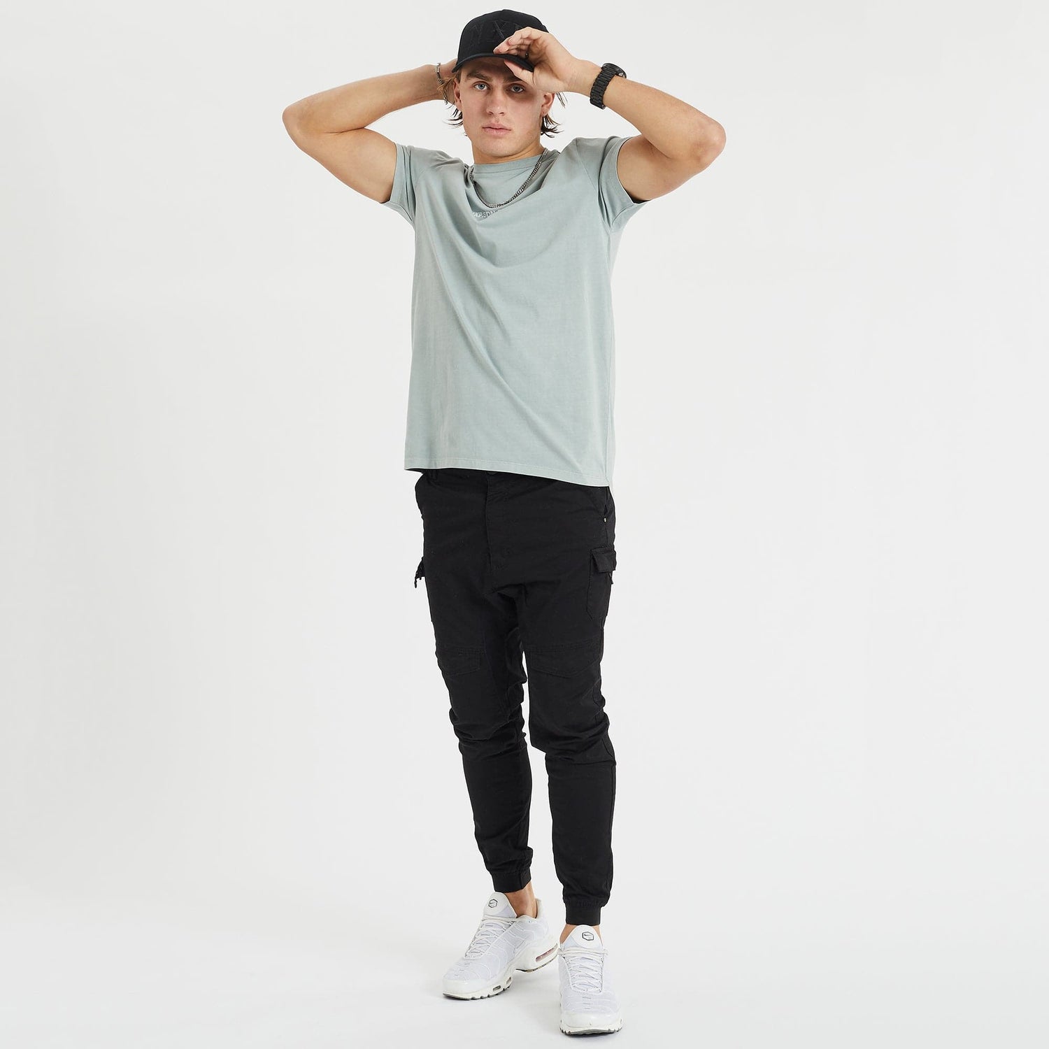 Inferno Cape Back Tee Pigment Sage