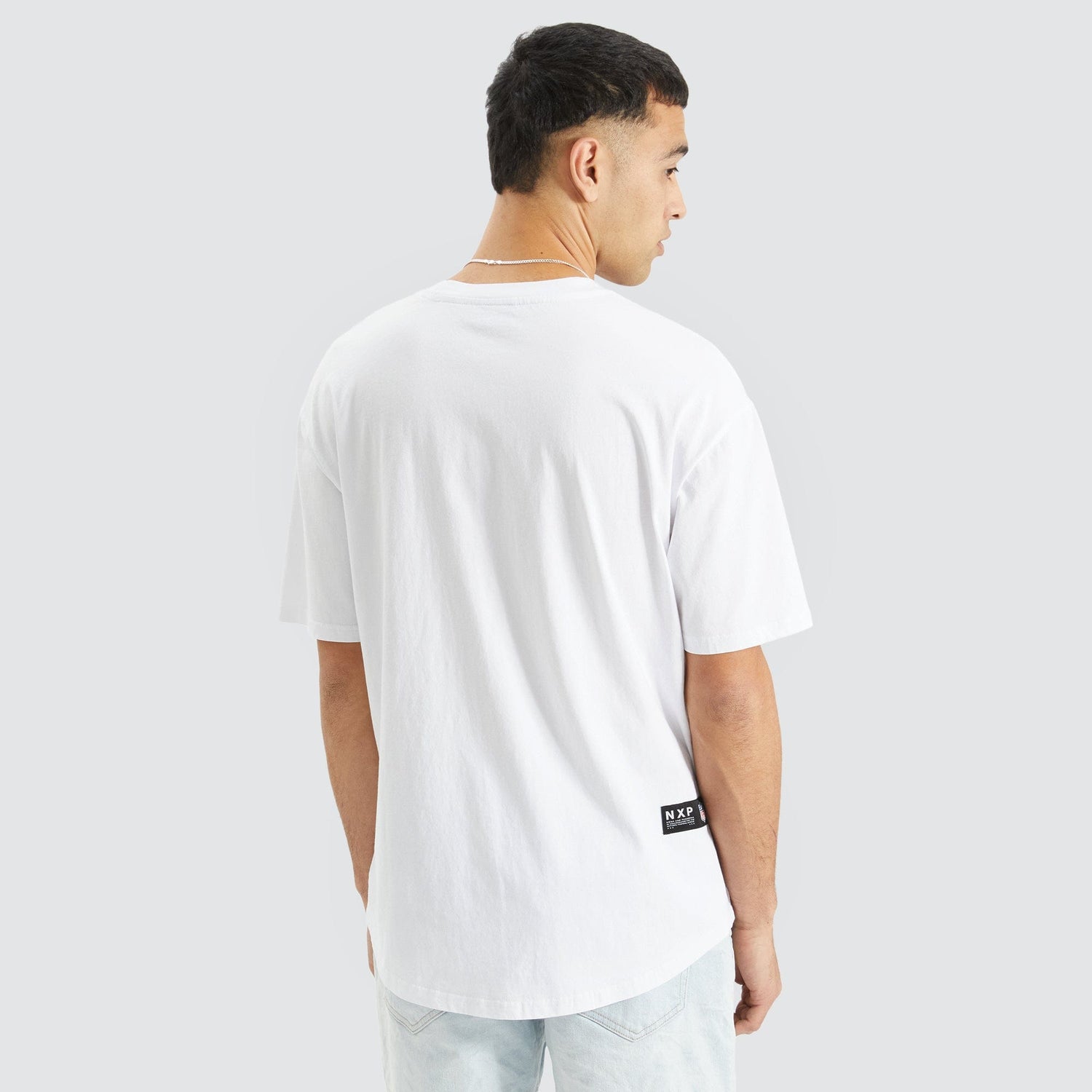 Kansas City Box Fit Scoop T-Shirt White