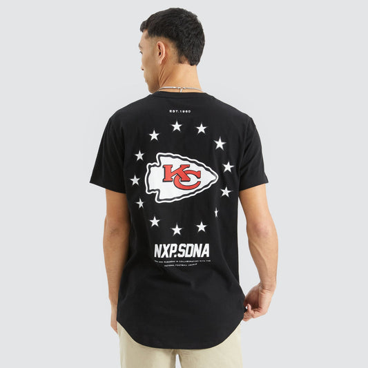 Kansas City Cape Back T-Shirt Jet Black