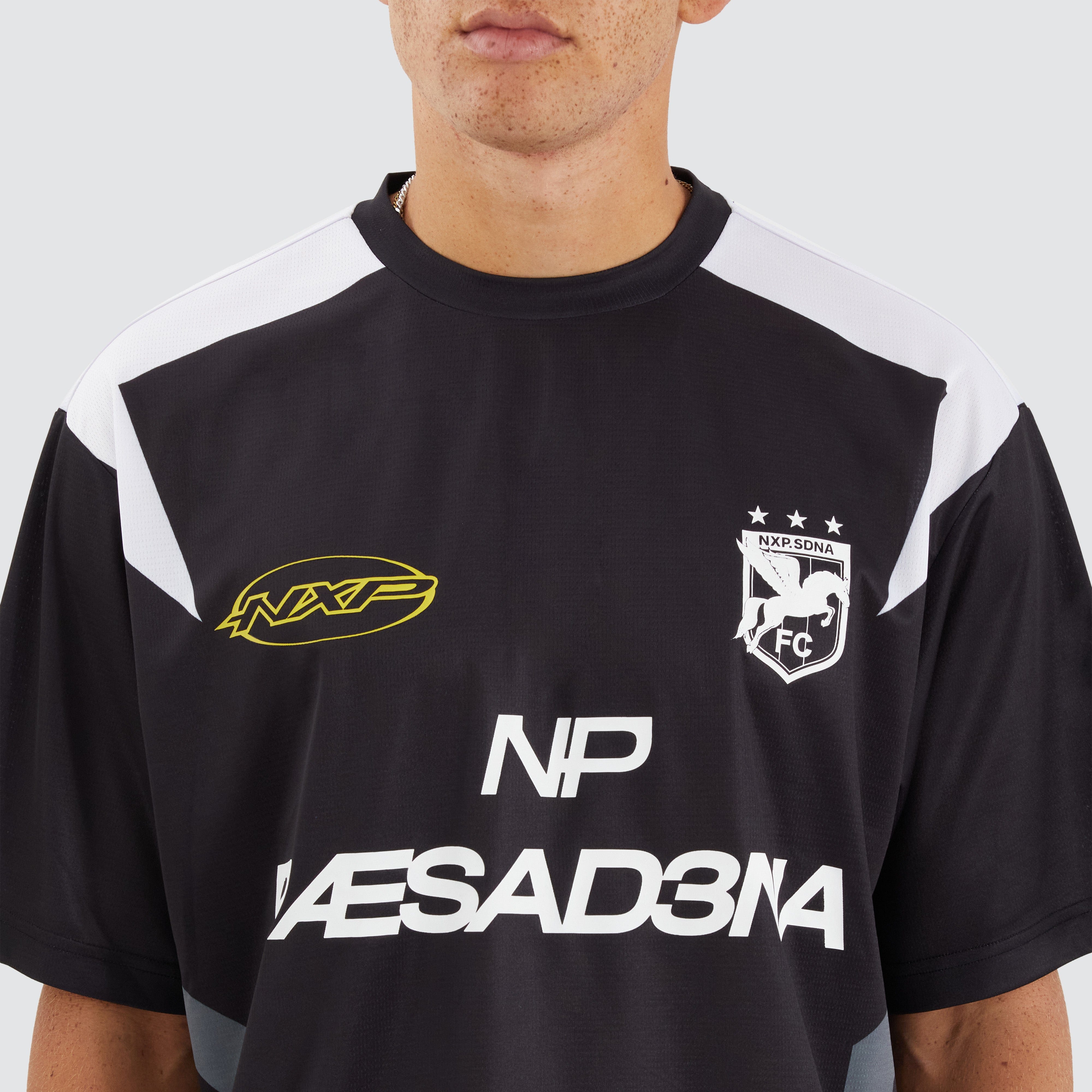 Major Football Jersey Shirt in Jet Black | NXP