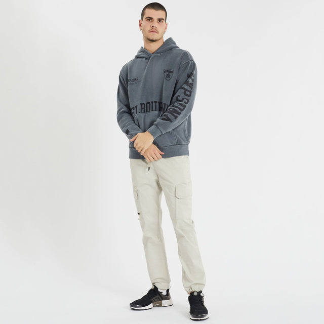 Melbourne Demons Relaxed Hoodie Pigment Charcoal