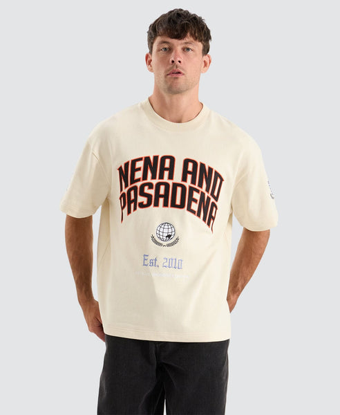 Members Heavy Loop Back Street Tee Tofu - Nena and Pasadena | NXP