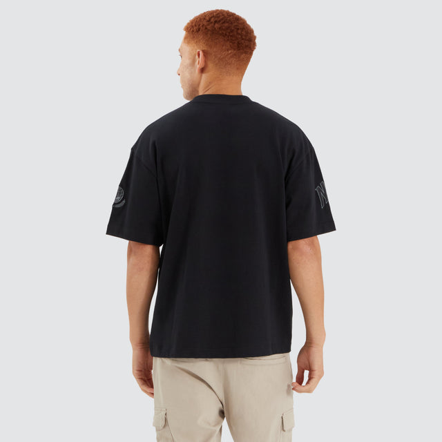 Members Loop Back Street Tee Jet Black