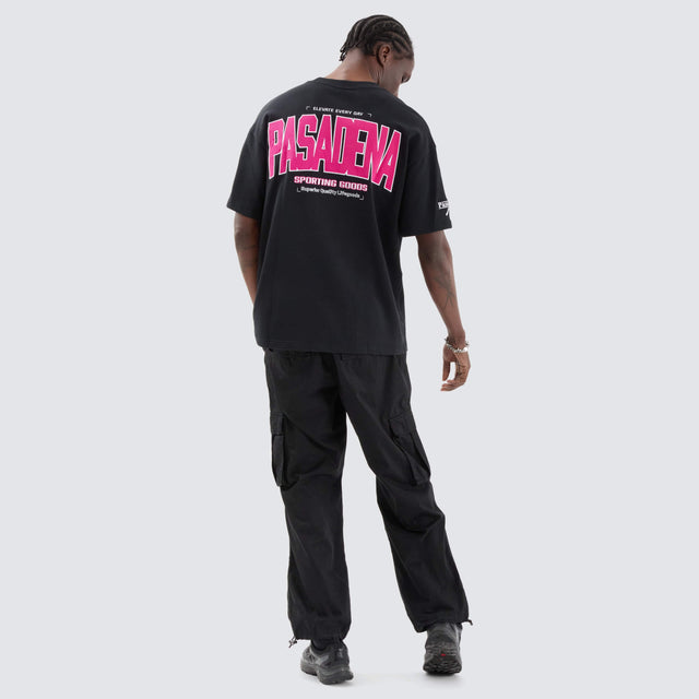 Miami Loop Back Raptor Tee Anthracite Black