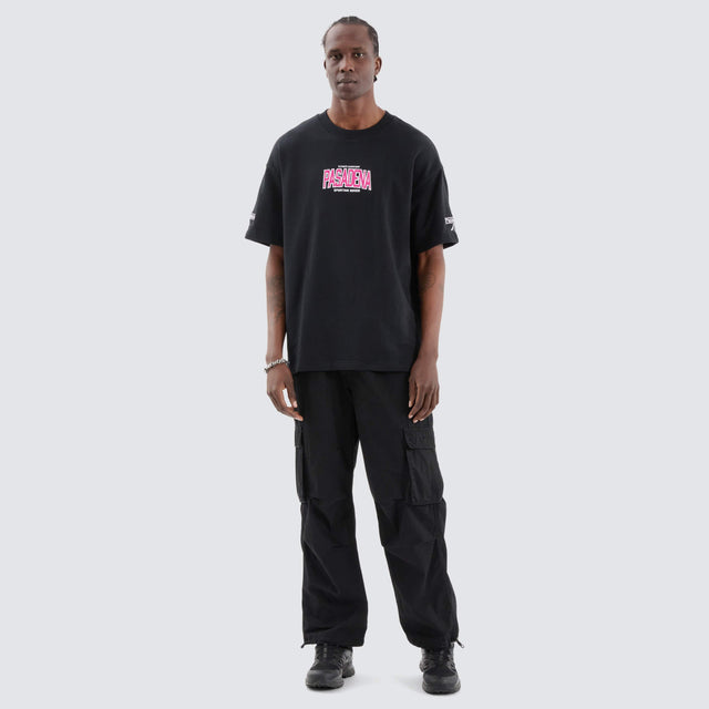 Miami Loop Back Raptor Tee Anthracite Black