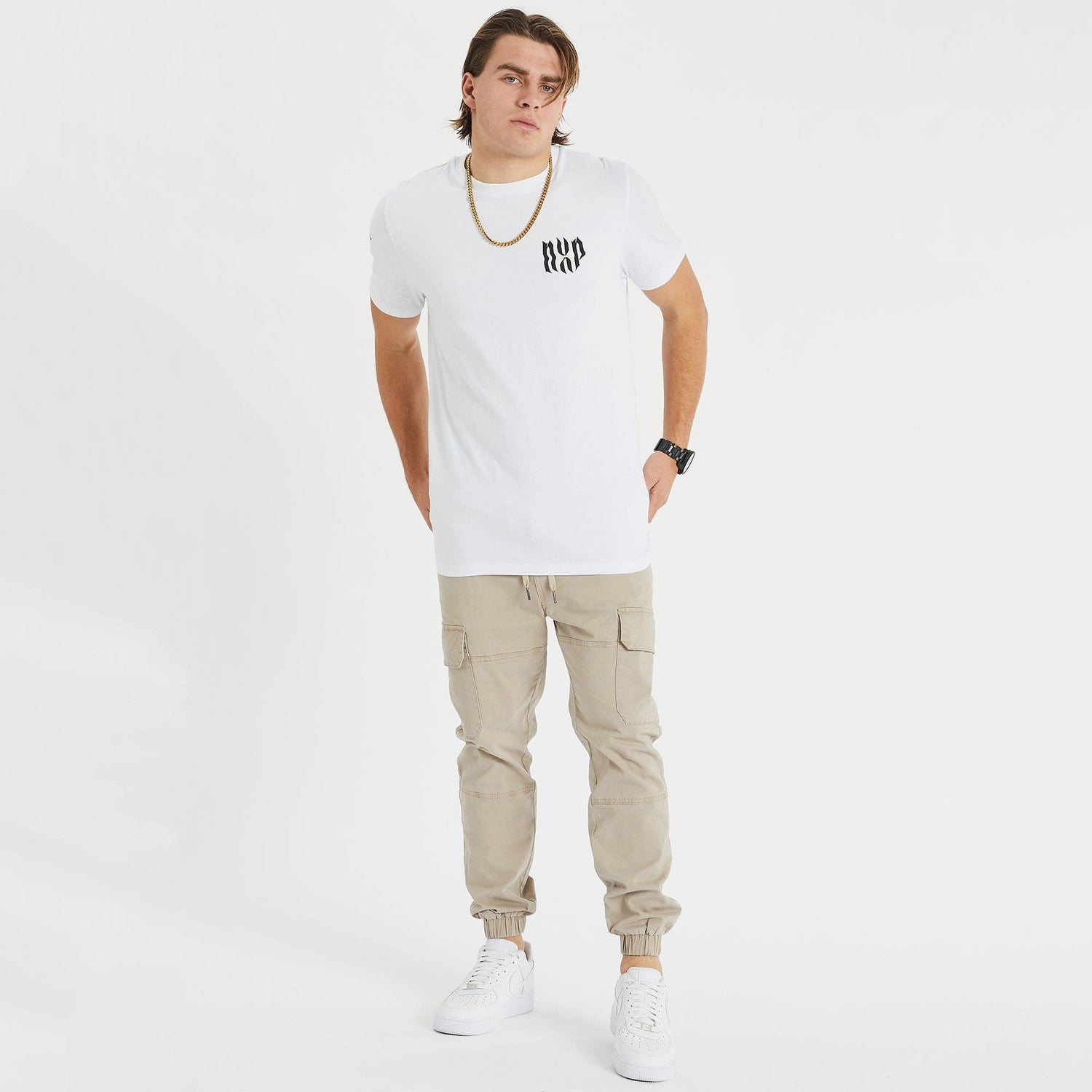 Mirage Cape Back T-Shirt White