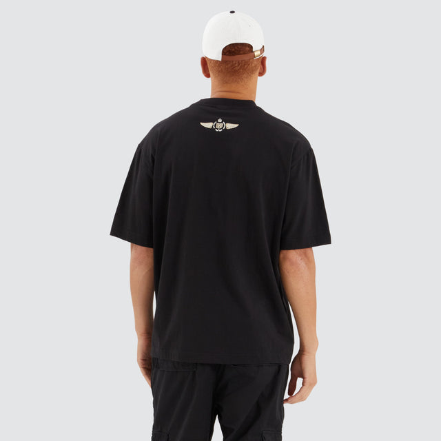 Mount Oversized Tee Jet Black