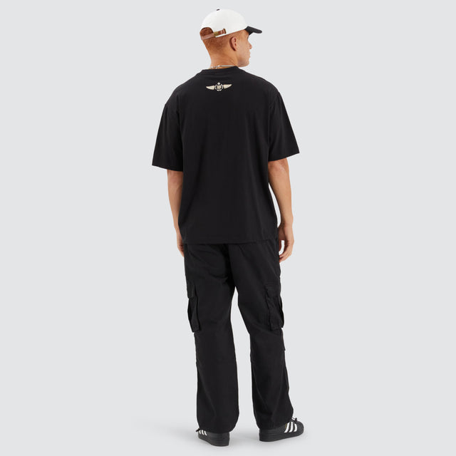 Mount Oversized Tee Jet Black