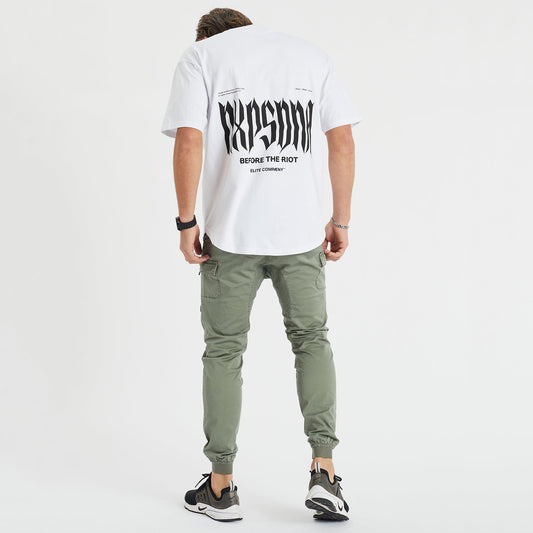 Odessa Heavy Box Fit Scoop T-Shirt White