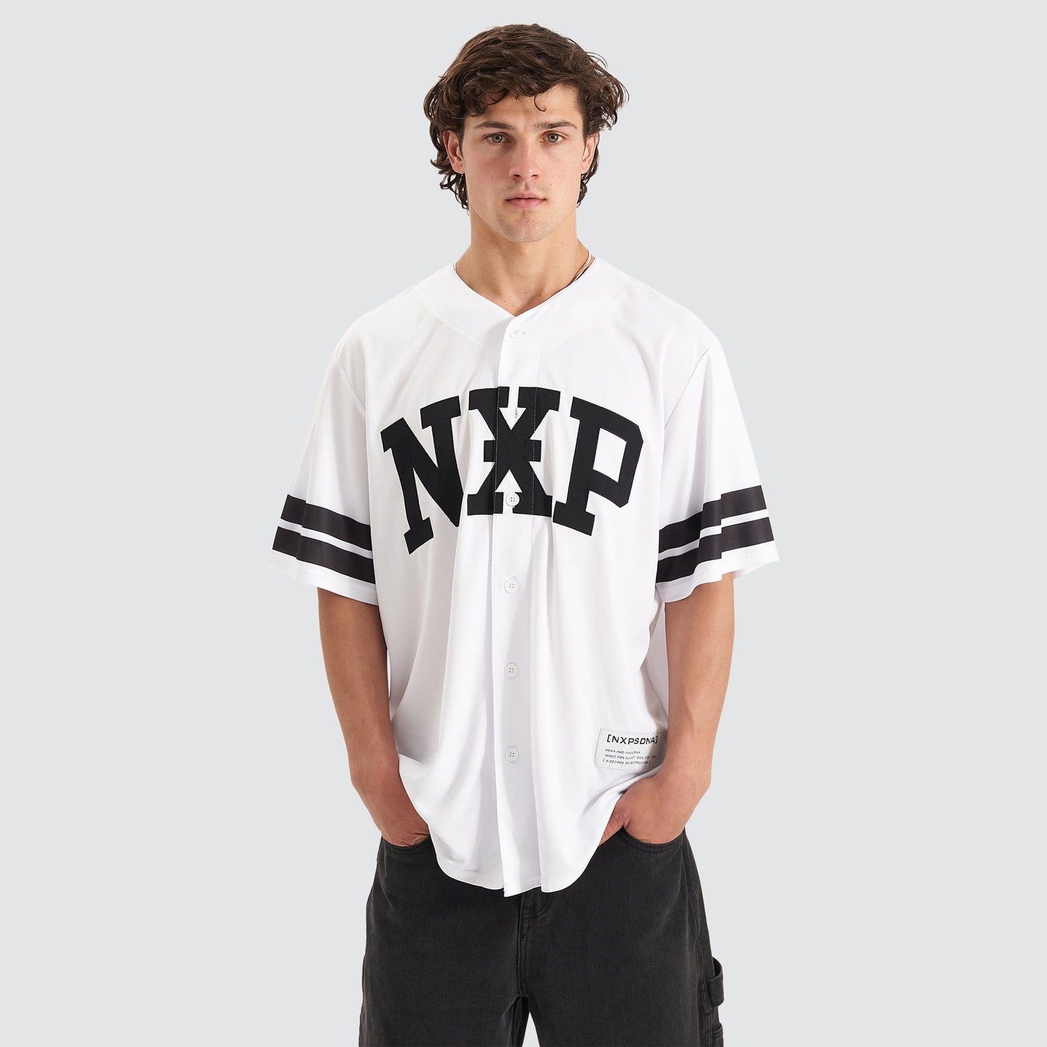 Offside Baseball Shirt White