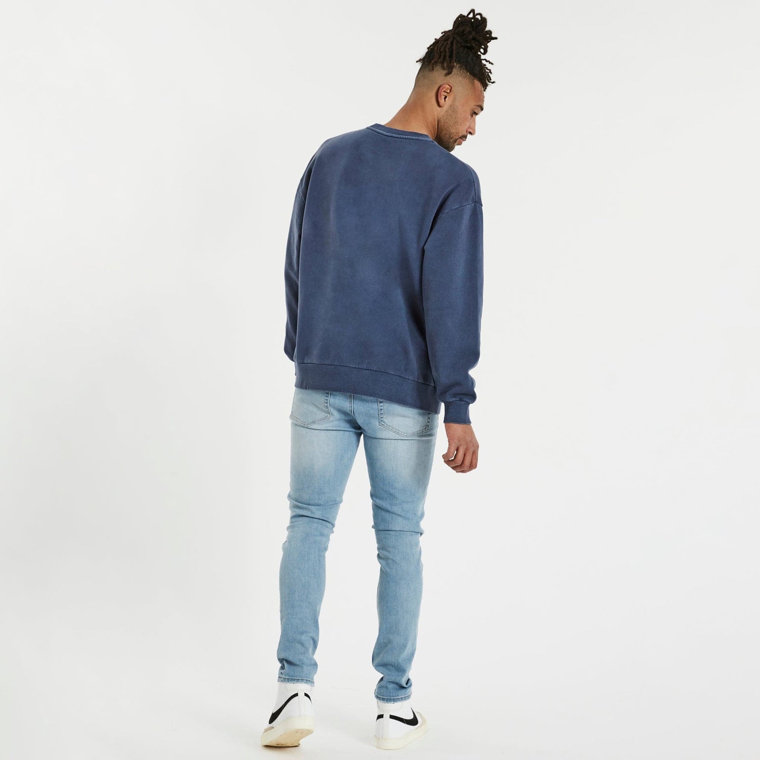 Outlaws Relaxed Jumper Pigment Insignia Blue