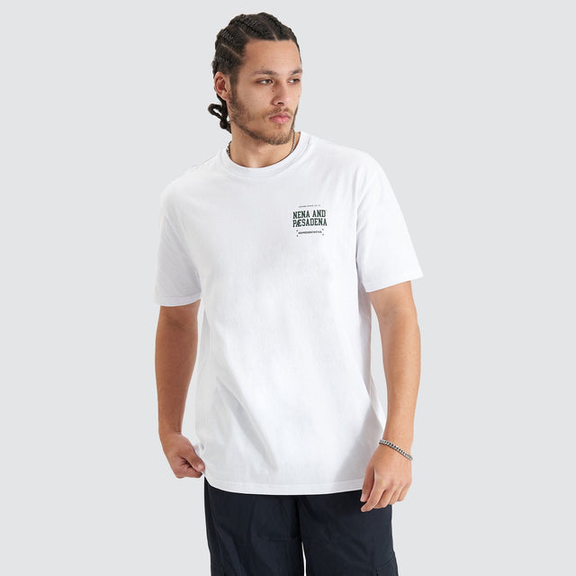 Overview Relaxed Tee Optical White