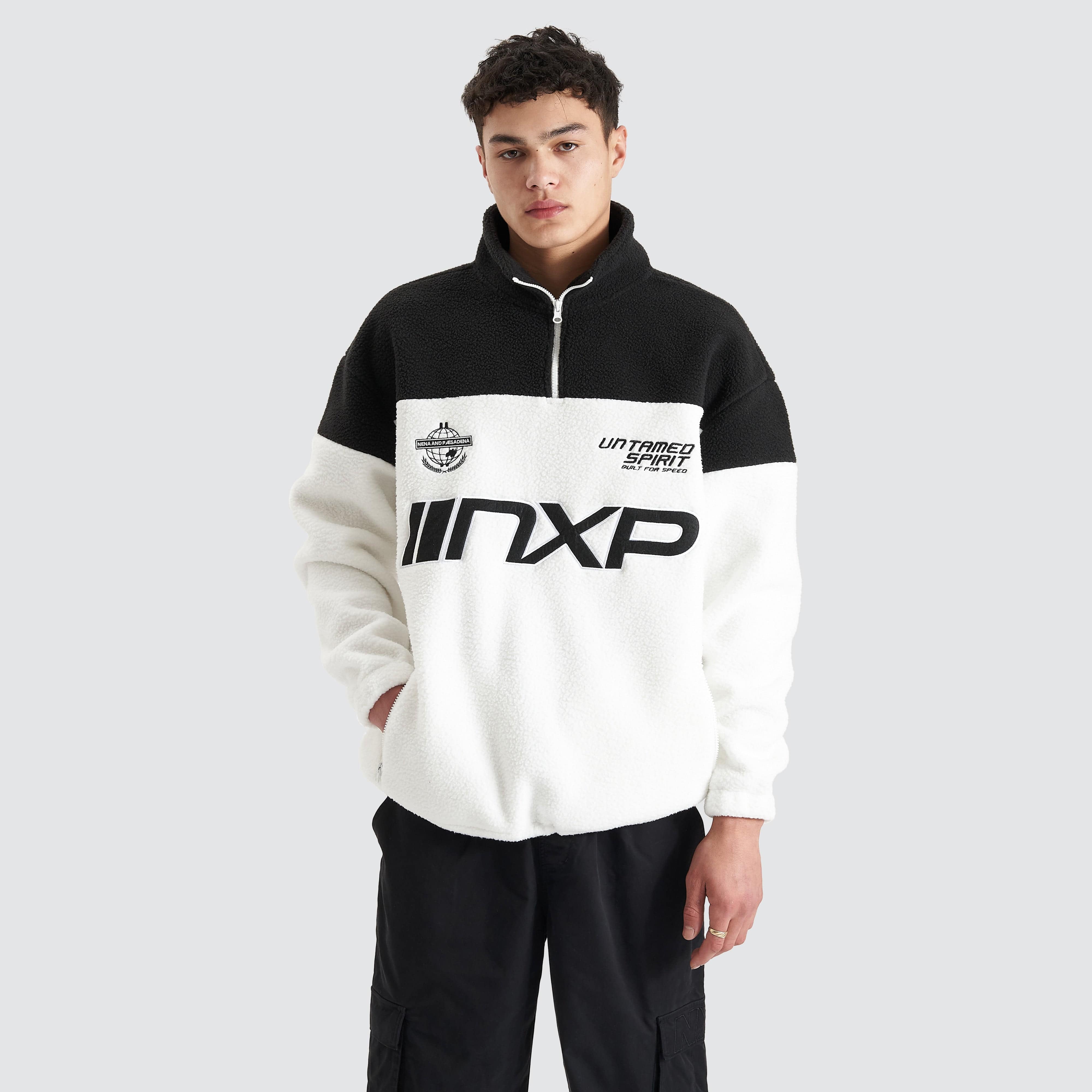 トップス N_N NXP Partition Sweater in Black/White - Nena and Pasadena | NXP
