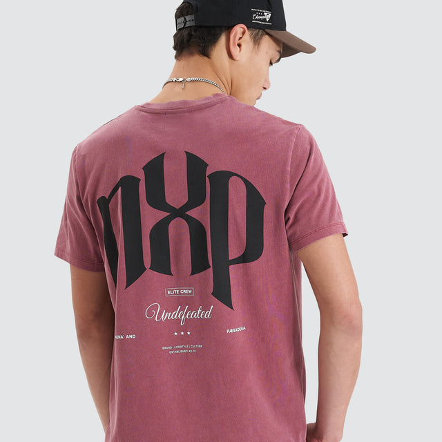 Pods Dual Curved Tee Pigment Renaissance Red