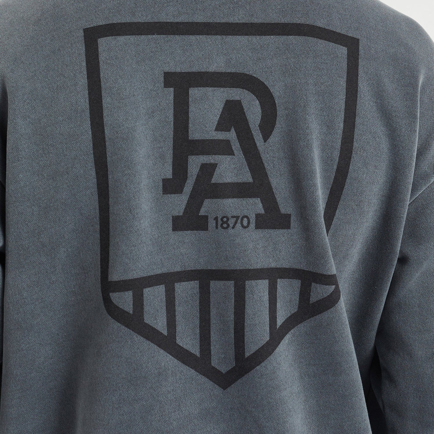 Port Adelaide Relaxed Hoodie Pigment Charcoal