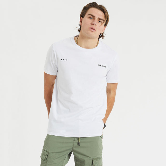 Principle Cape Back T-Shirt White