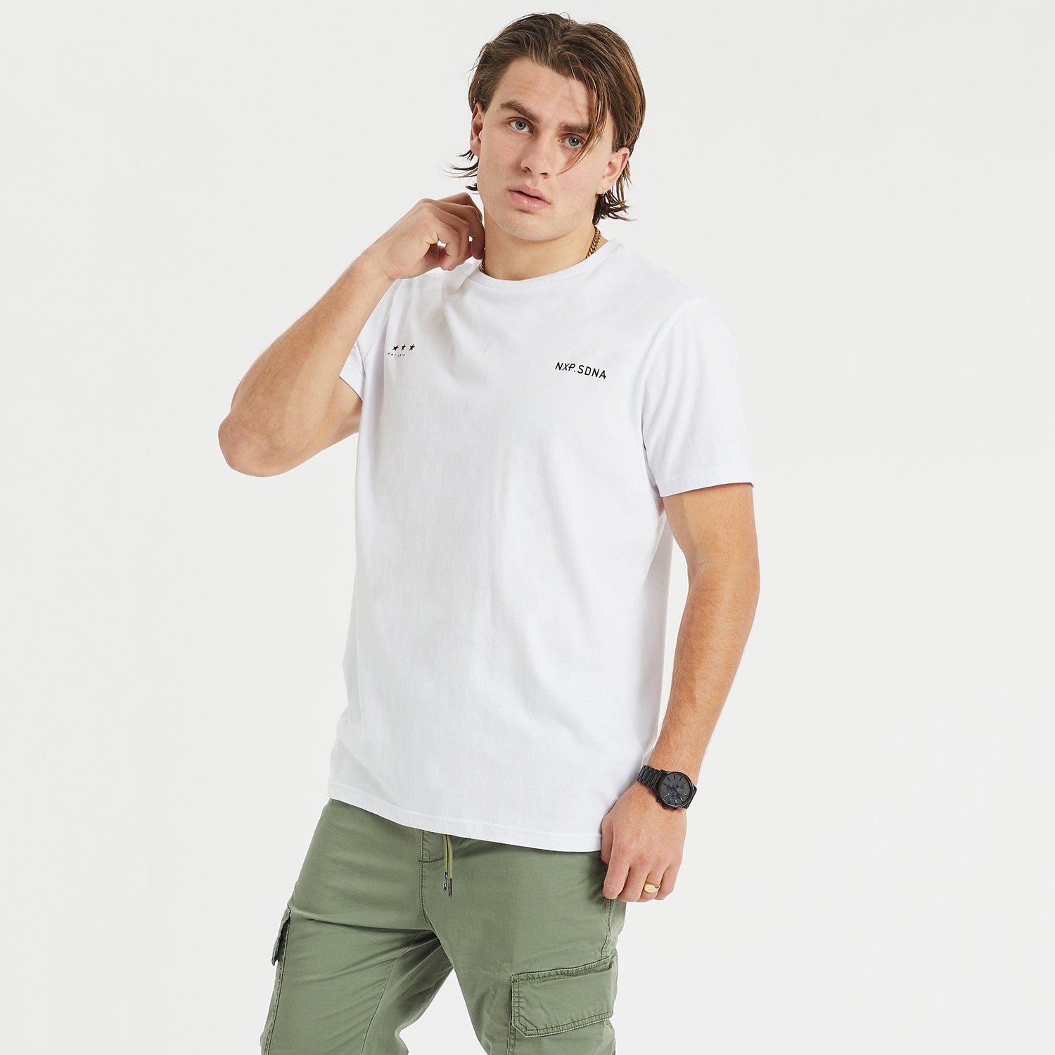 Principle Cape Back T-Shirt White