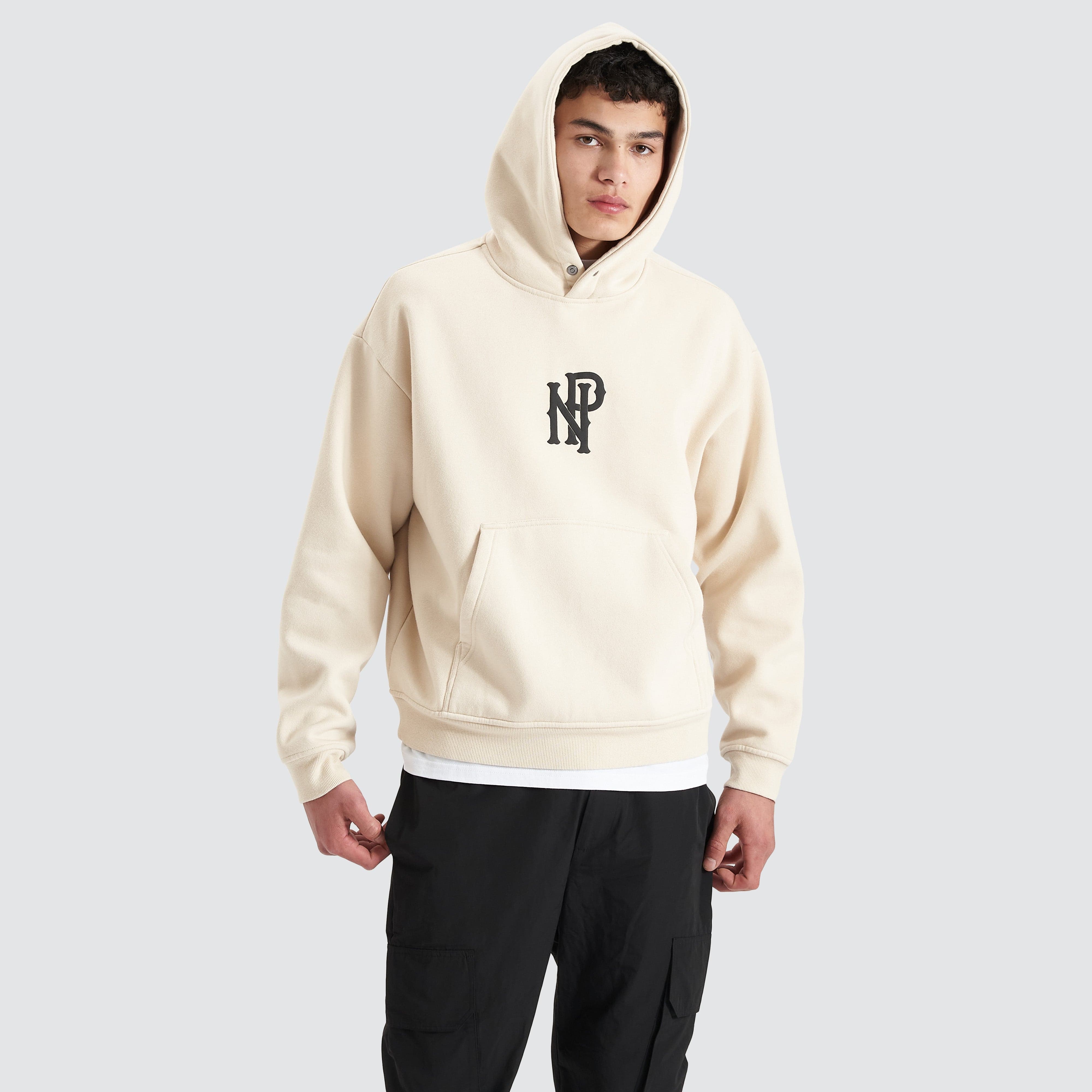NXP Pursuits Box Fit Hoodie in Oatmeal - Nena and Pasadena