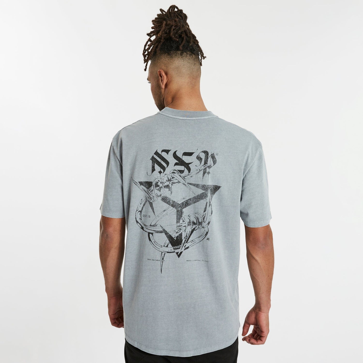 Razorwire Box Fit Scoop T-Shirt Pigment Alloy