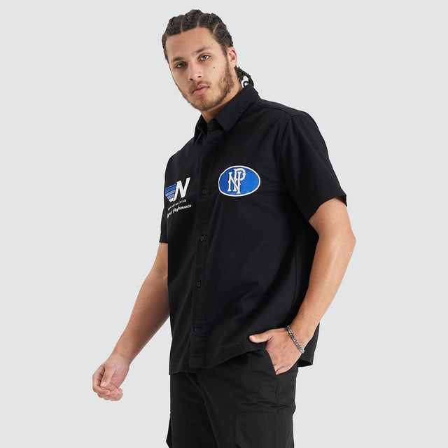 Rebound Mechanic SS Shirt Jet Black