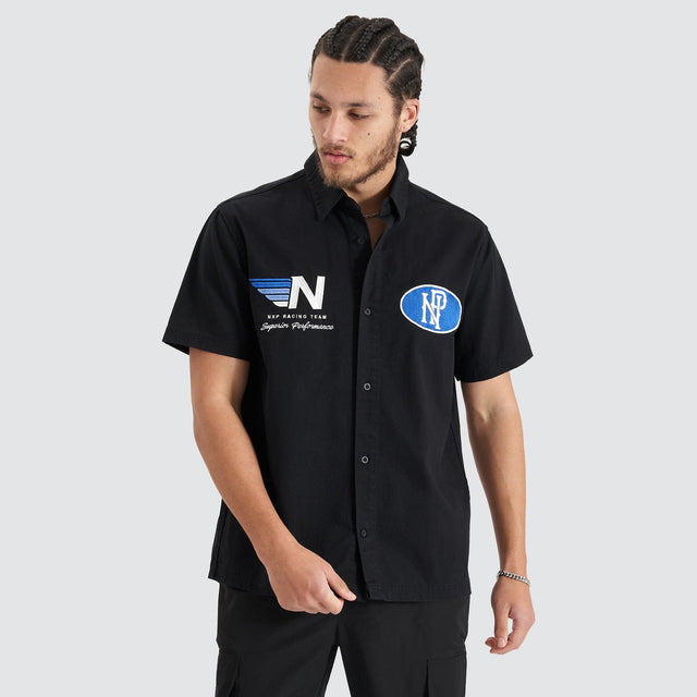 Rebound Mechanic SS Shirt Jet Black