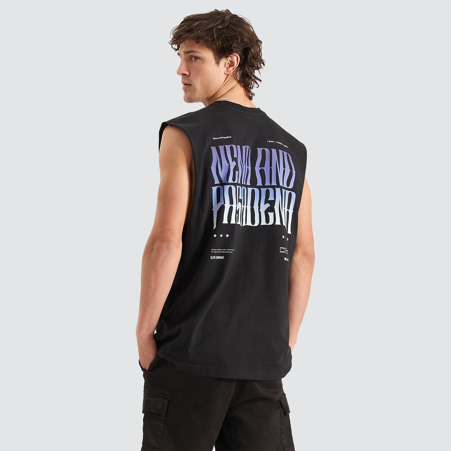 Regulations Relaxed Muscle Tee Jet Black