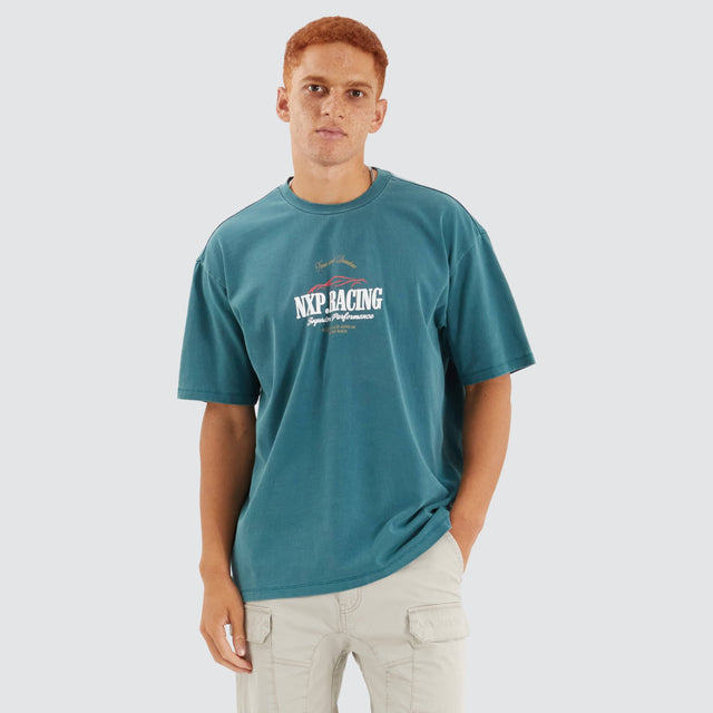 Rein Box Fit Tee Pigment Sea Moss