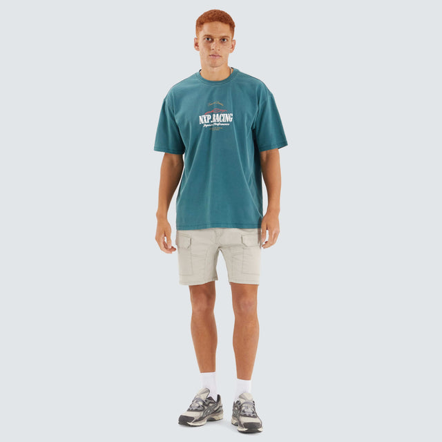 Rein Box Fit Tee Pigment Sea Moss