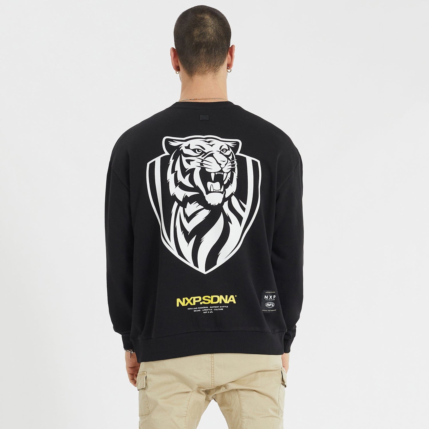 Richmond Tigers Relaxed Jumper Jet Black
