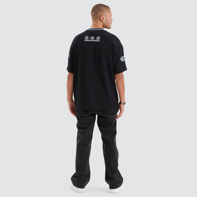 Roadster Heavy Street Fit Tee Anthracite Black