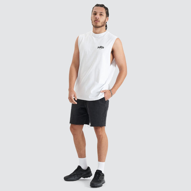 Rogue Relaxed Fit Muscle Optical White