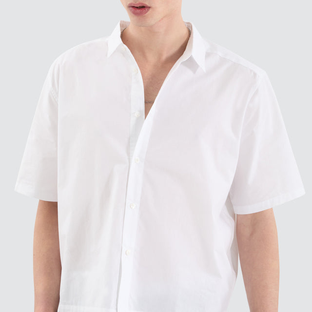 Routine Cube Shortsleeve Shirt White