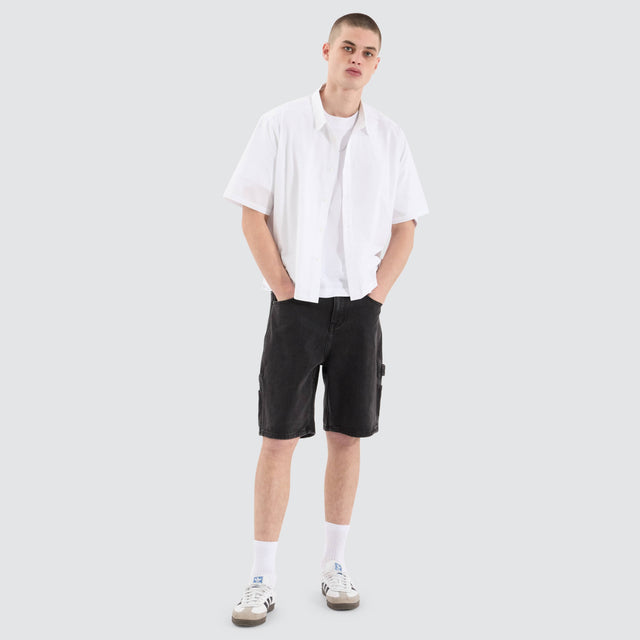 Routine Cube Shortsleeve Shirt White