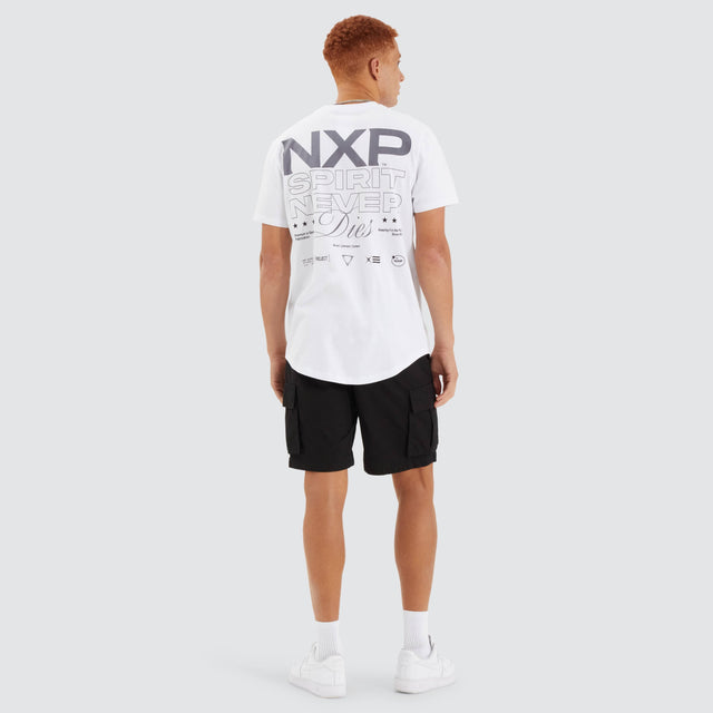 Simulation Dual Curved Tee Optical White