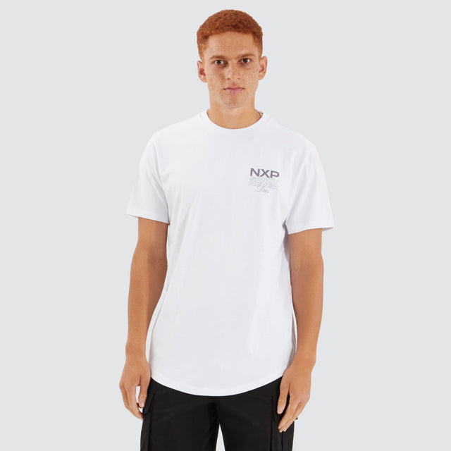 Simulation Dual Curved Tee Optical White