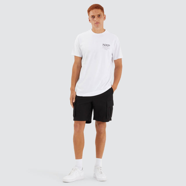 Simulation Dual Curved Tee Optical White