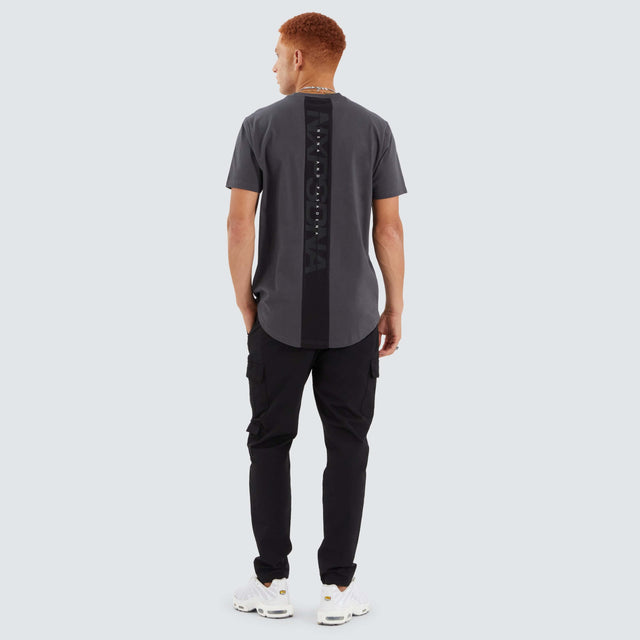 Sine Dual Curved Tee Asphalt/Black