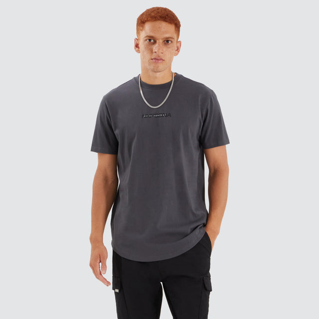 Sine Dual Curved Tee Asphalt/Black