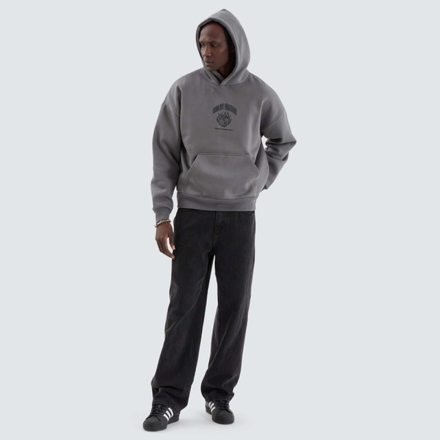 Spar Box Fit Hoodie Charcoal