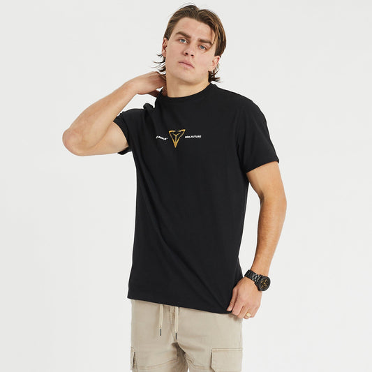 Ternion Cape Back T-Shirt Jet Black