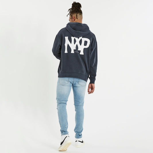 The Bronx Relaxed Hoodie Pigment Captain Blue